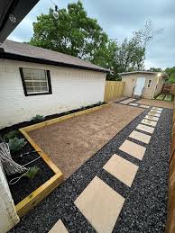 Blackstar stone pathway